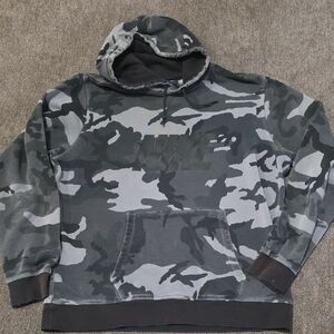 Nike Gray Camouflage Hoodie